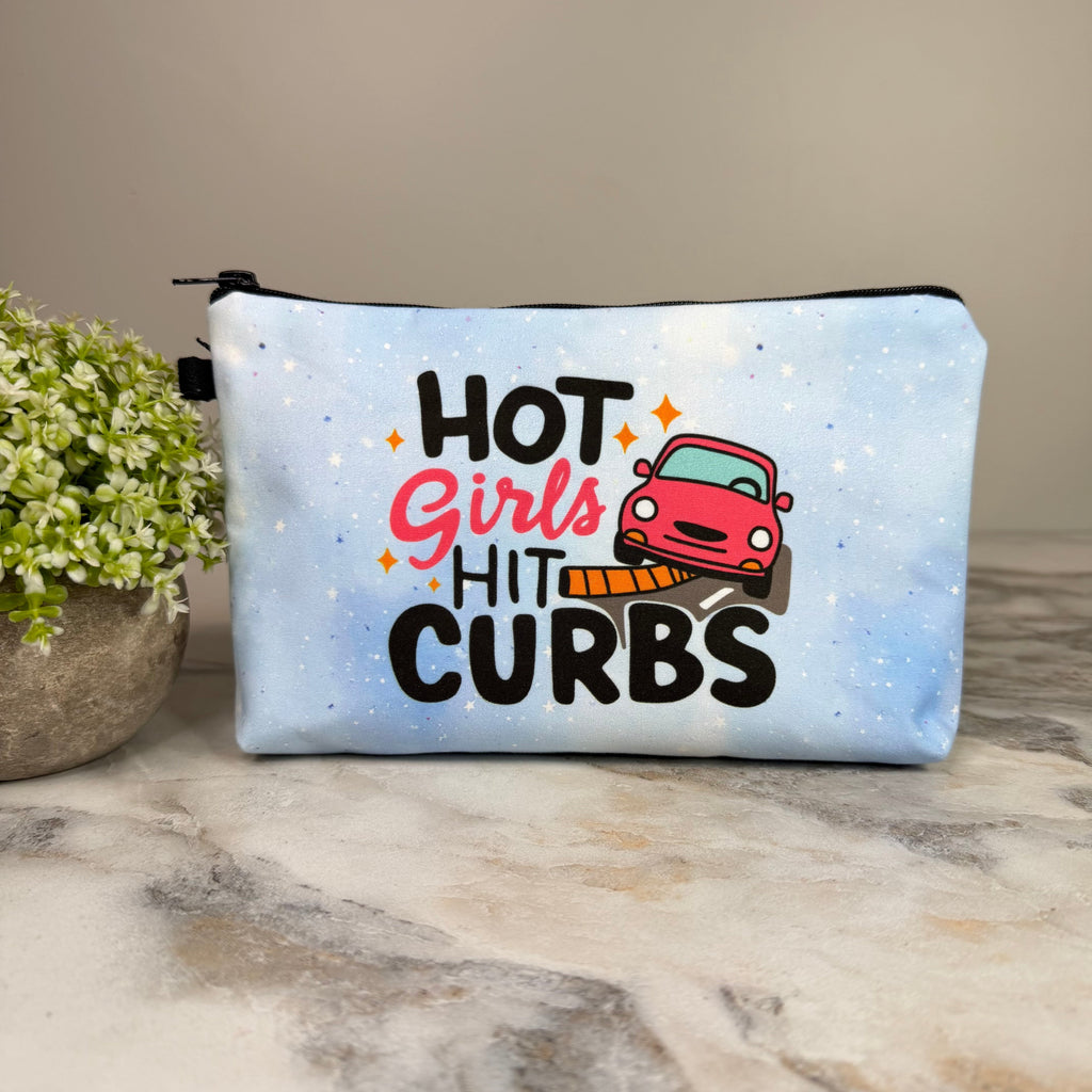 Pouch - Humor, Hot Girls Hit Curbs