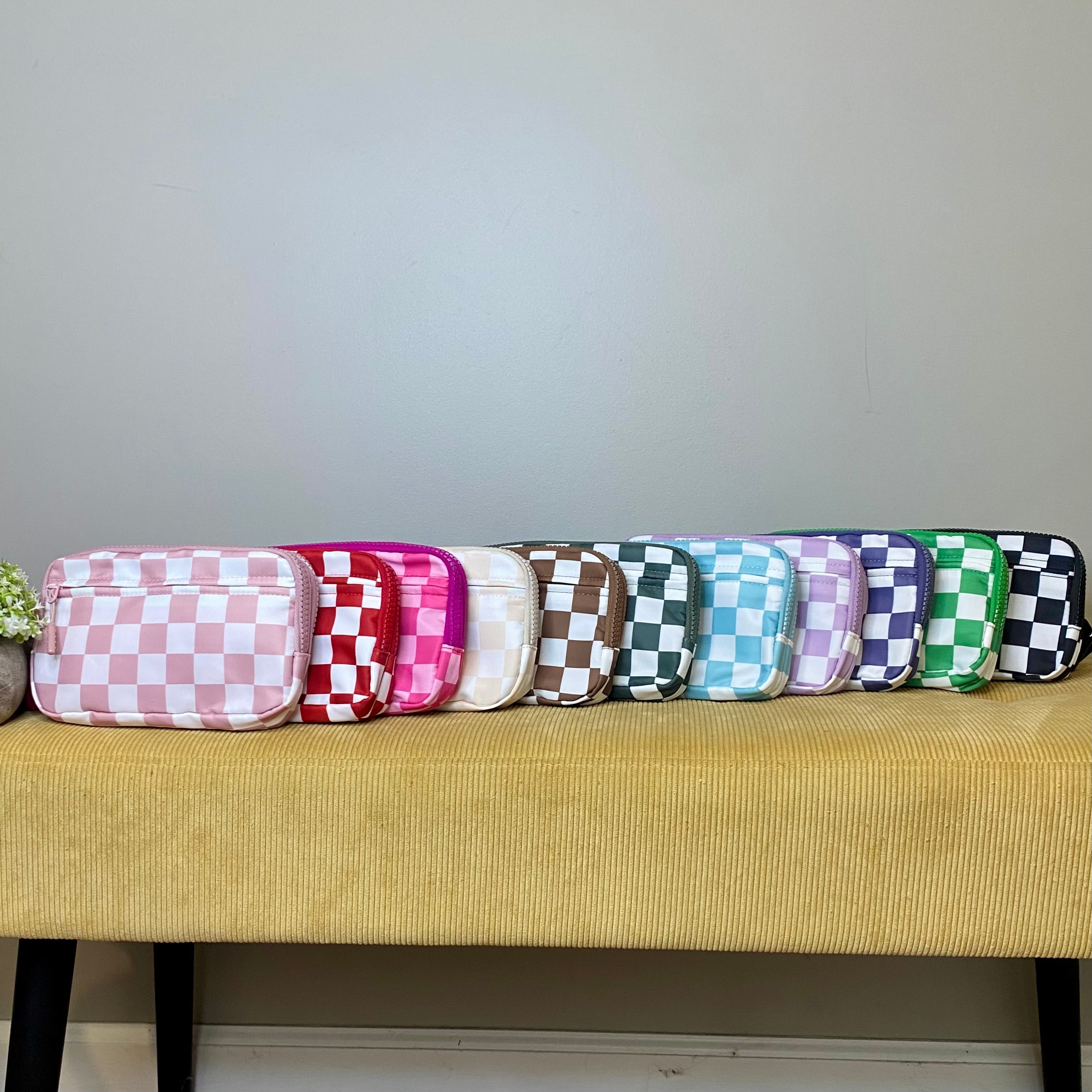 Remi - Nylon Crossbody Checkered