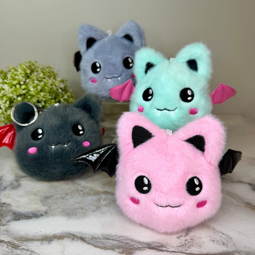 Keychain - Pom Pom Bat