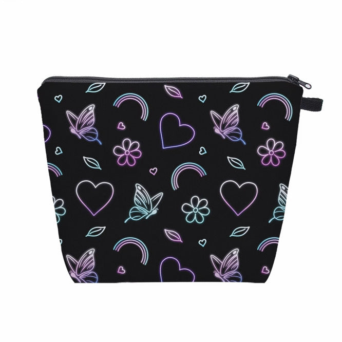 Pouch XL - Butterfly Rainbow Heart