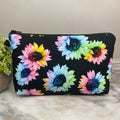 Pouch - Floral, Sunflower Rainbow