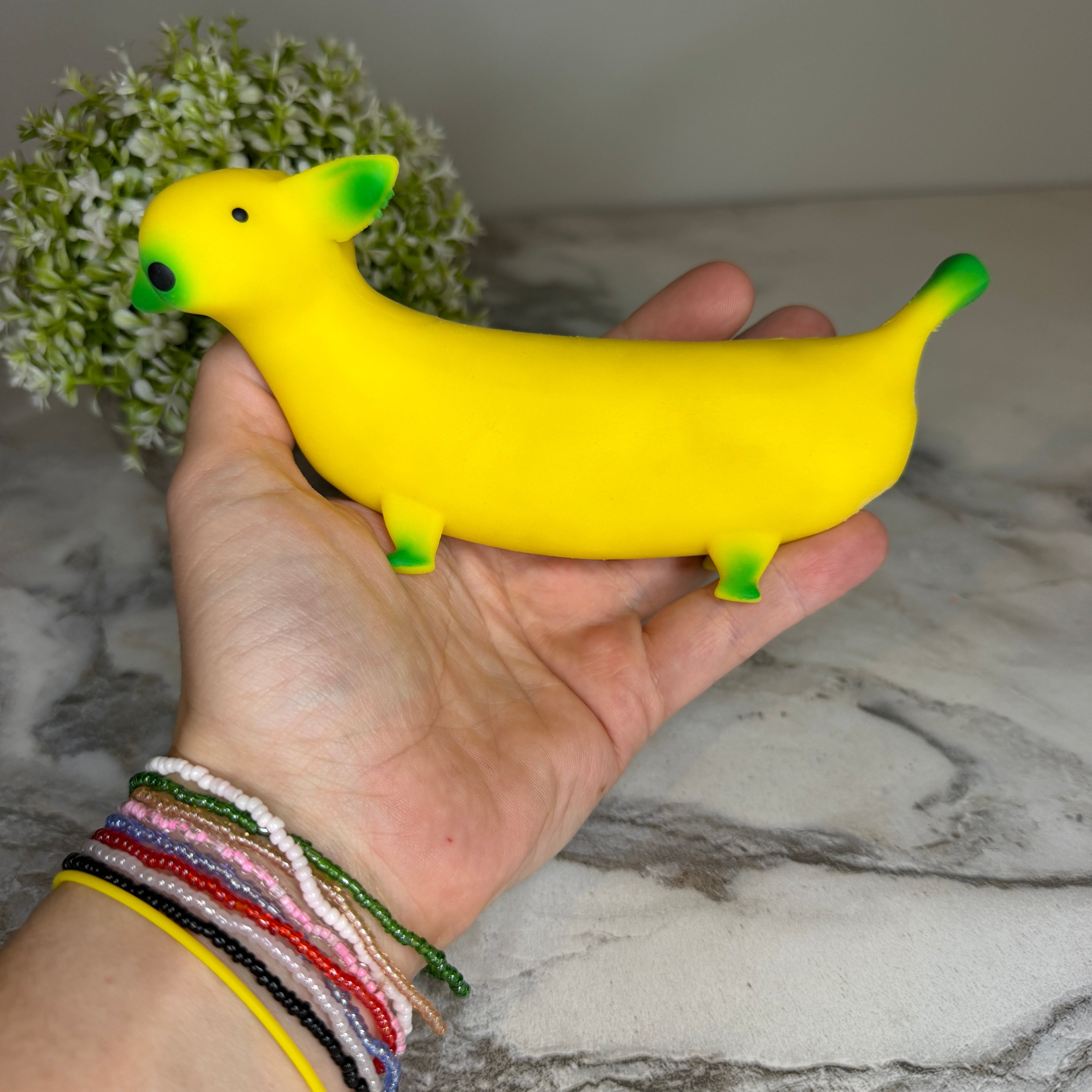 Squishy Toy - Banana Dog