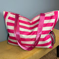 Tote Bag - Summer Stripes - Pink