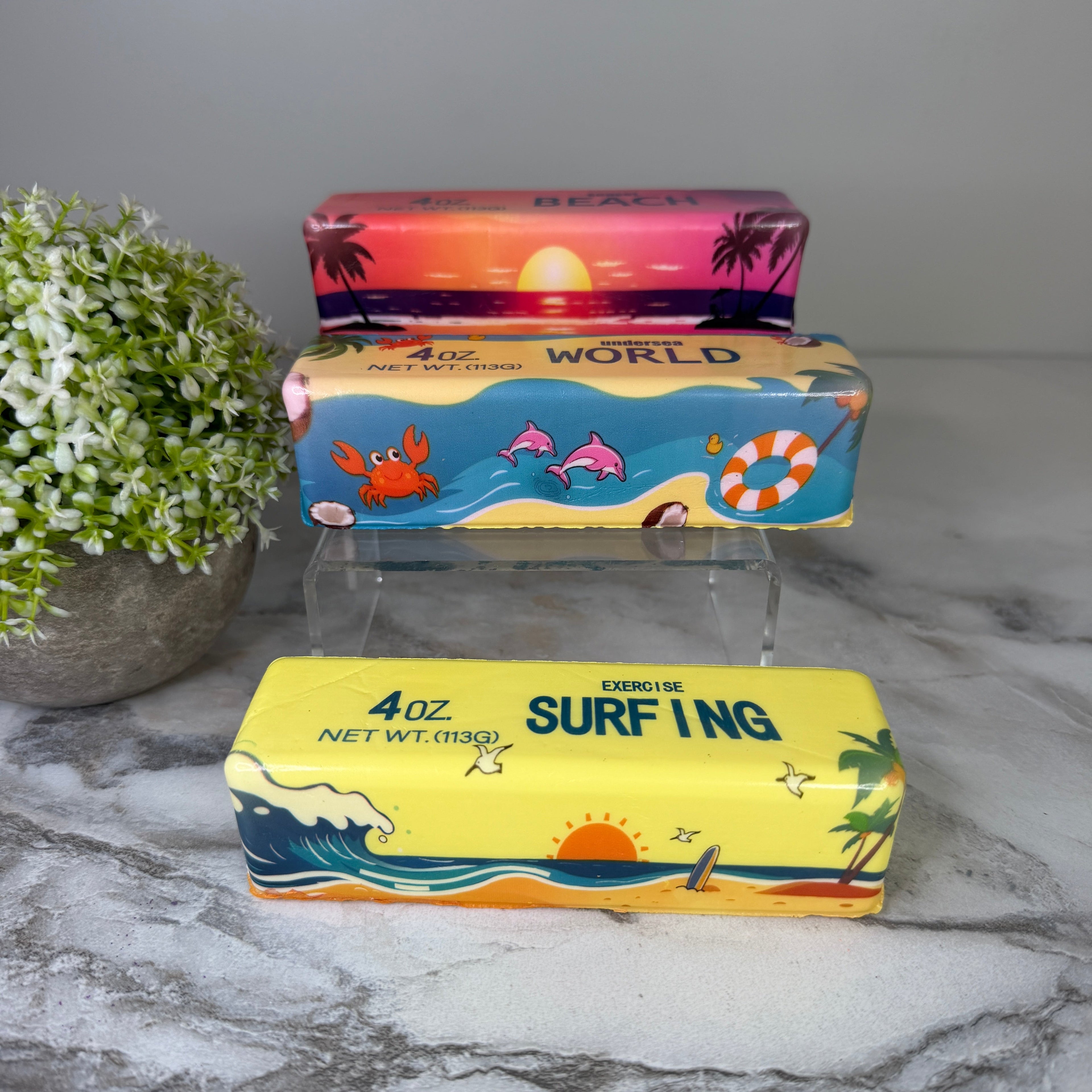 Squishy Toy - Butter Summer Beach