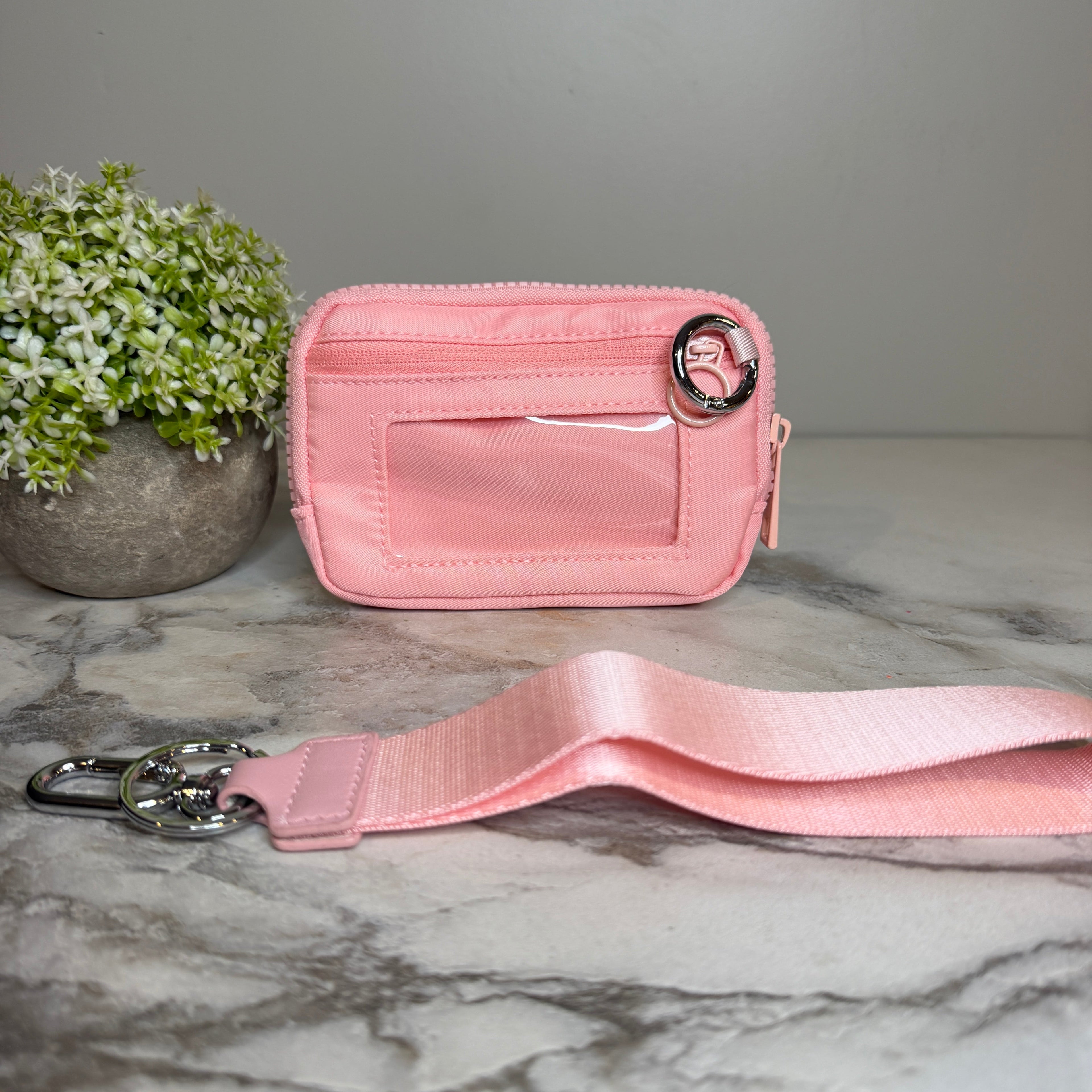 Rue - Nylon Wristlet Wallet - Light Pink