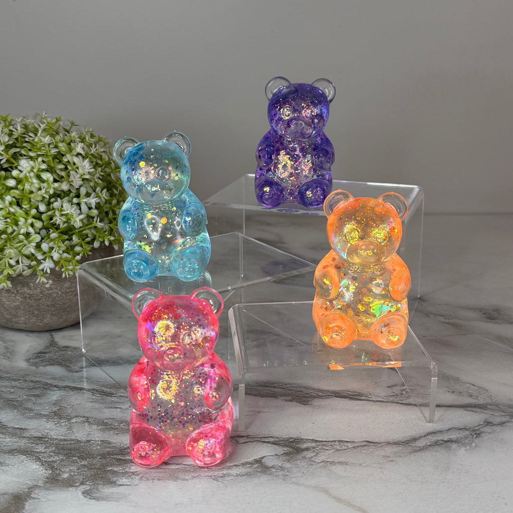 Squishy Toy - Gummy Bear, Glitter