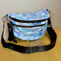 The Roni Nylon Crossbody - Butterfly Blue Purple