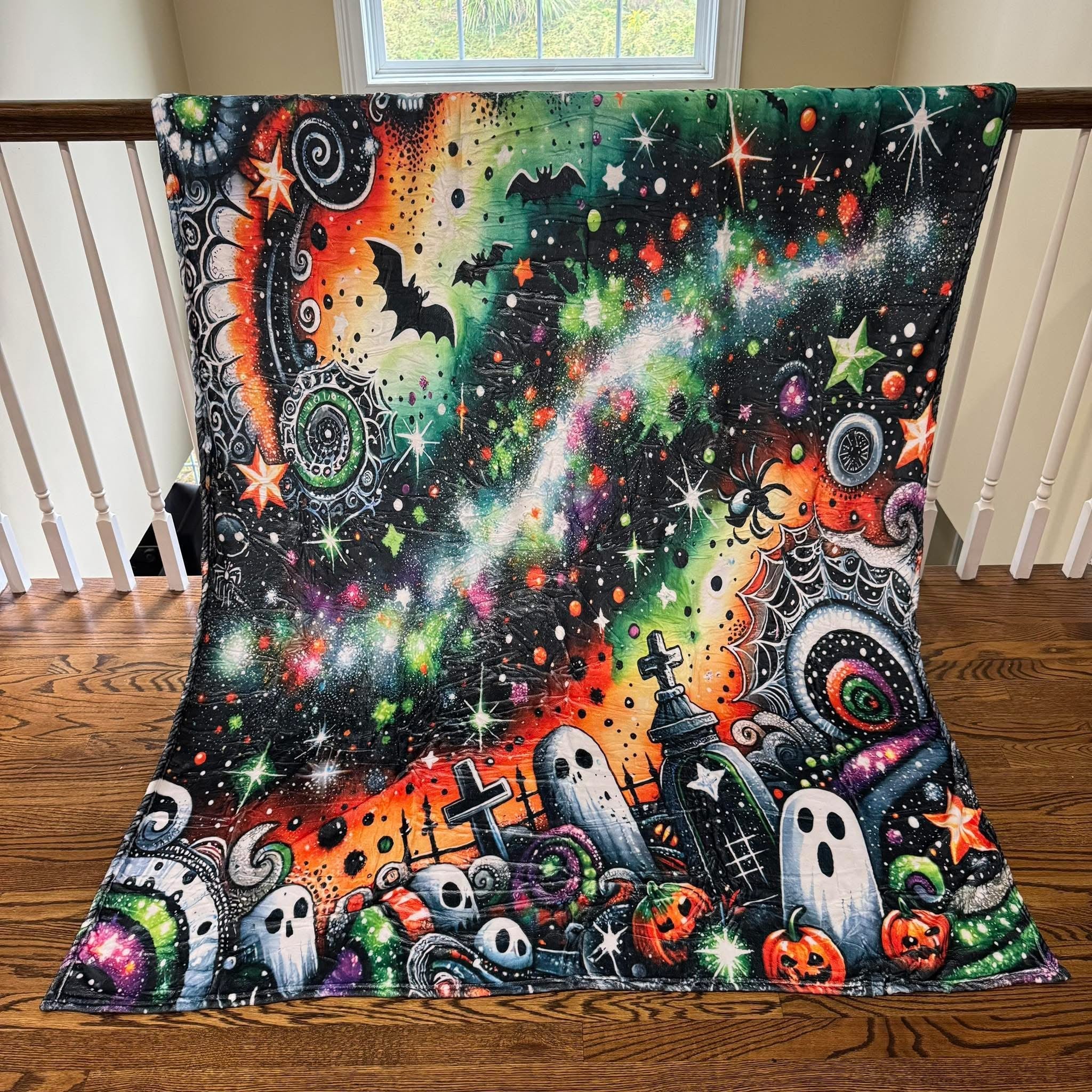 Blanket Halloween #27 - Graveyard Swirl - PREORDER ends 7/25