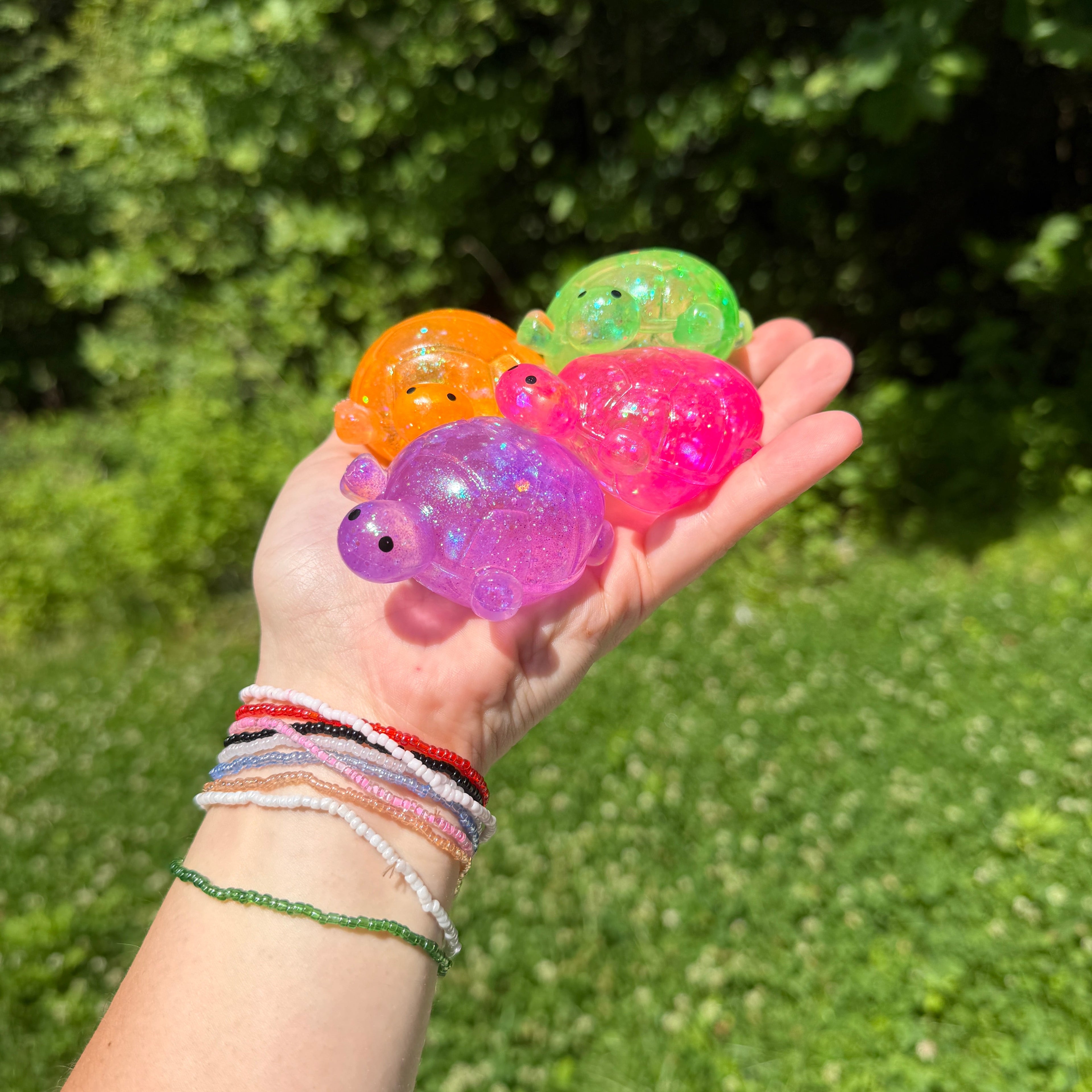 Squishy Toy - Glitter Turtle #2