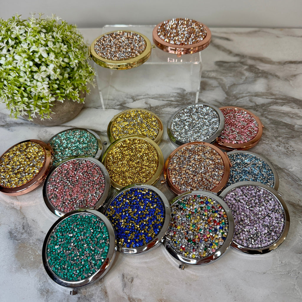 Compact Mirror - Metal Gems
