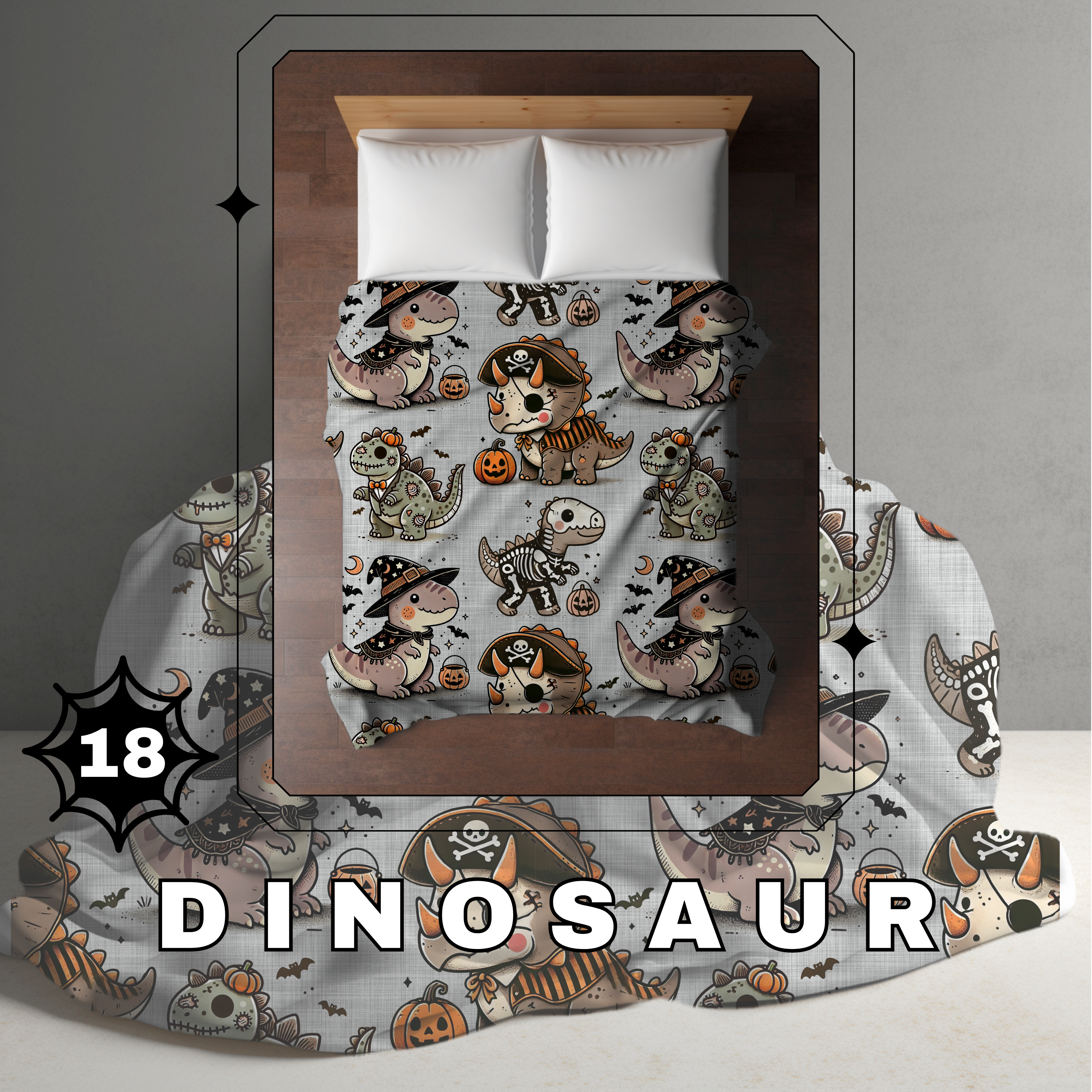 Blanket Halloween #18 - Dinosaur - PREORDER ends 7/25