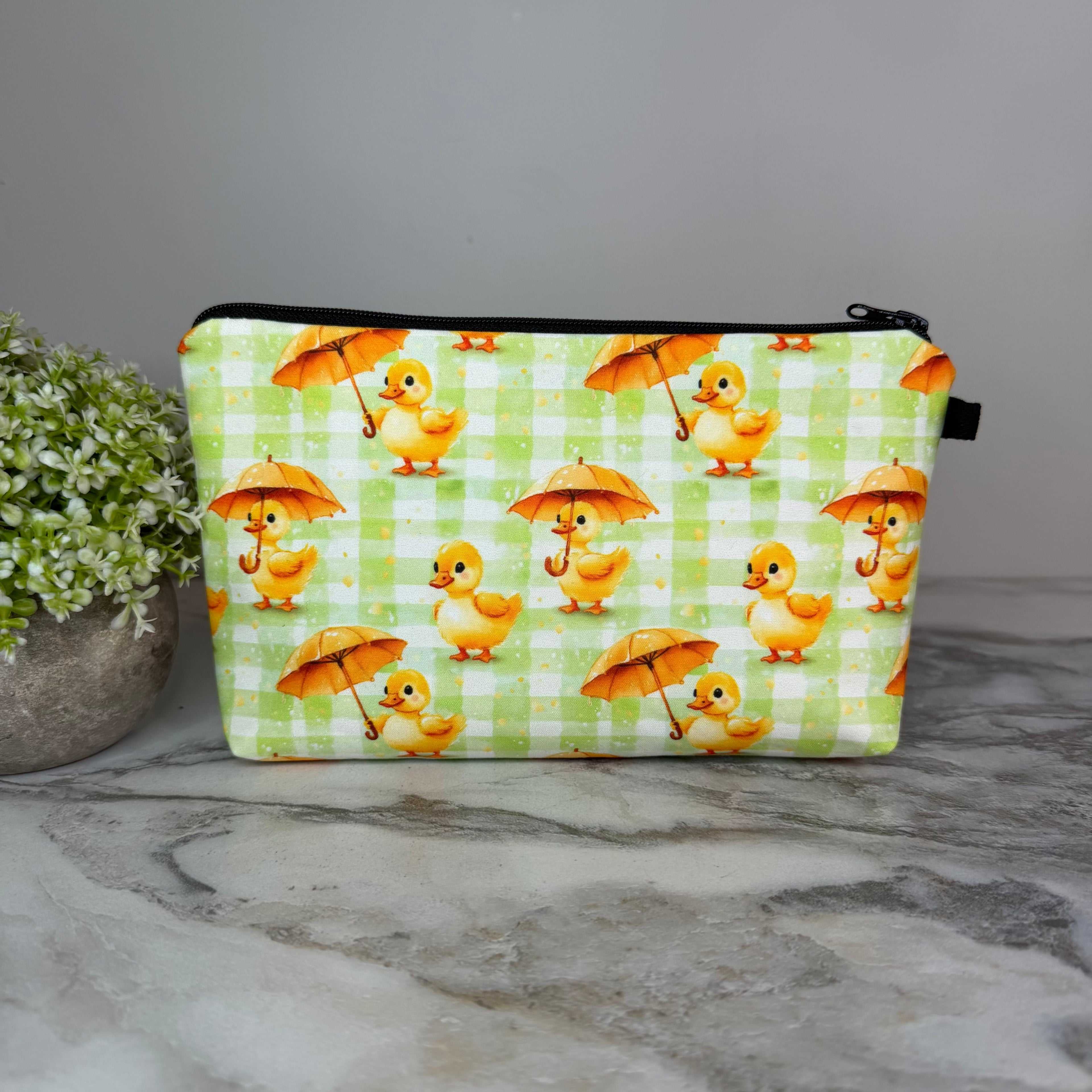 Pouch - Animal, Rain Umbrella Duck Gingham