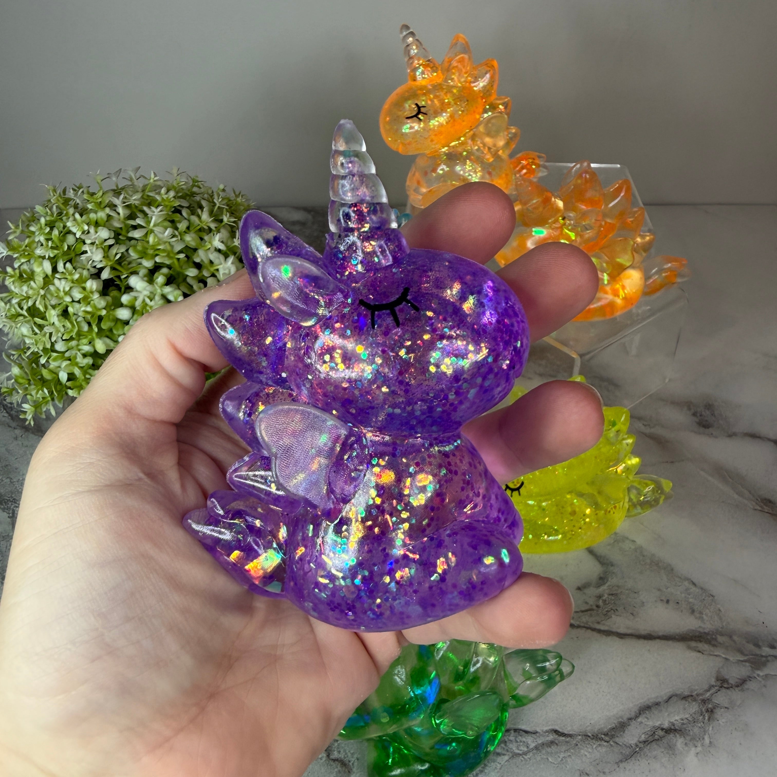 Squishy Toy - Unicorn Glitter