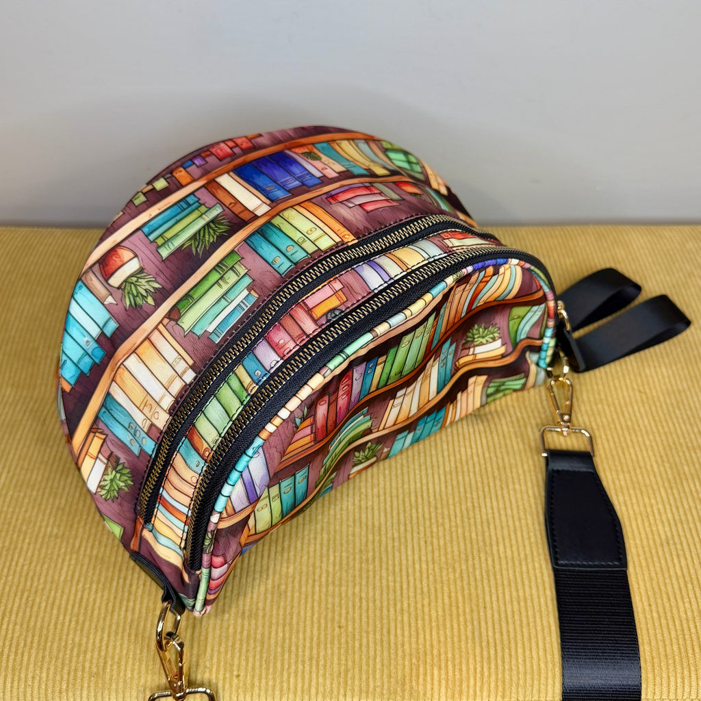 The Roni Nylon Crossbody - Book Shelf