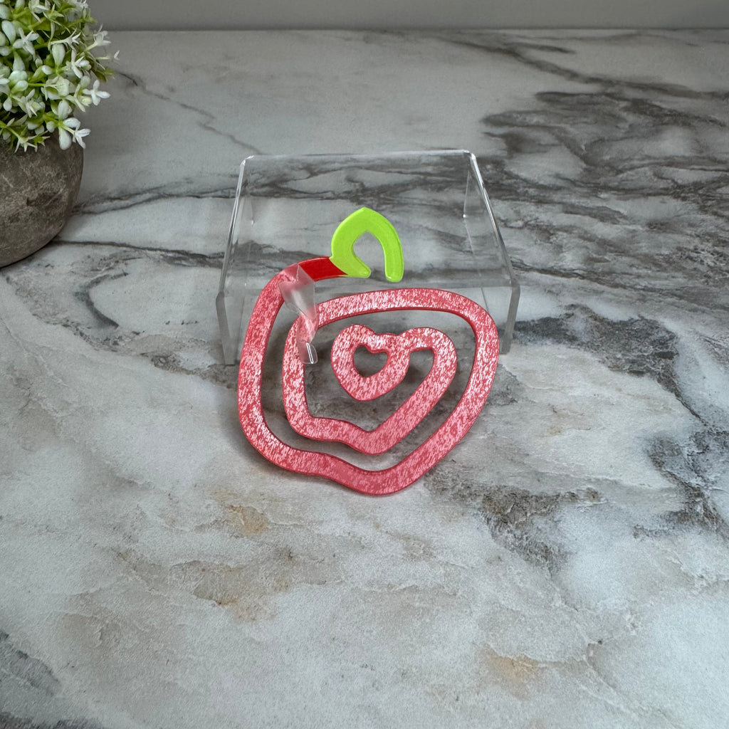 Jumbo Paperclip - Apple Shaped Apple