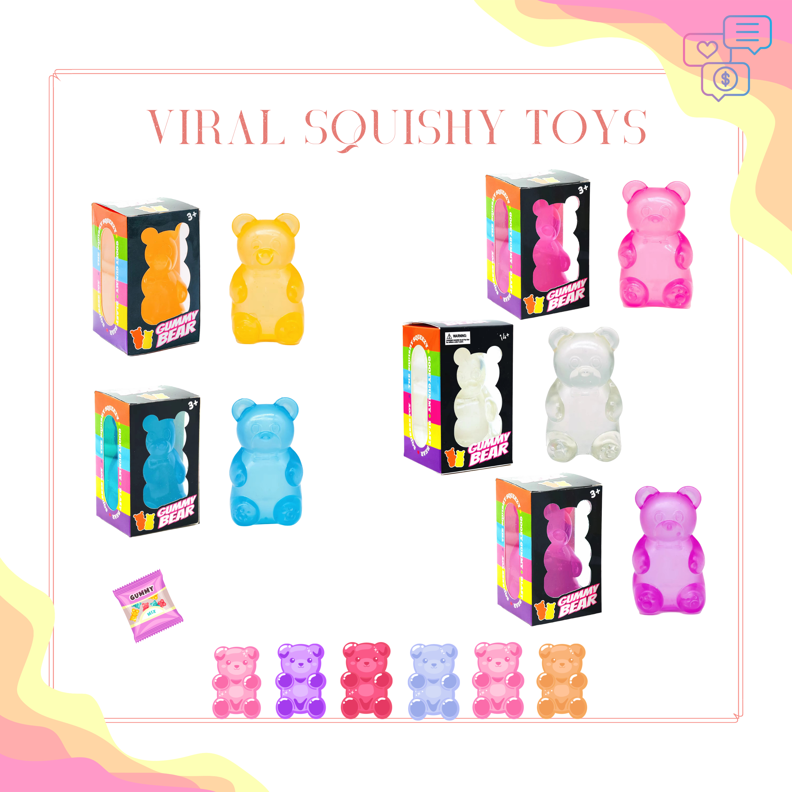 Squishy Toy - Gummy Bear