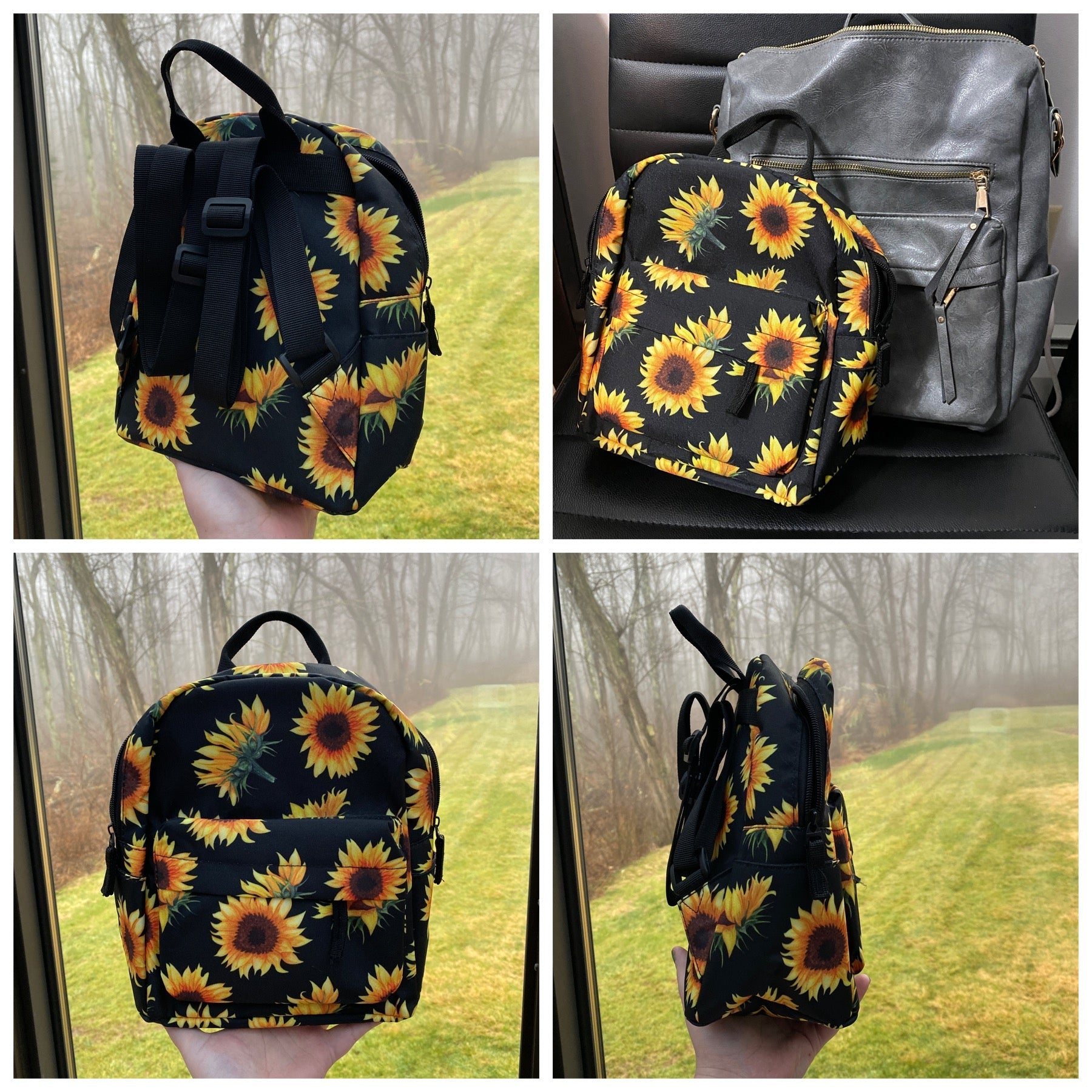 Mini Backpack - Solid Black