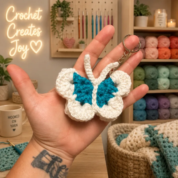 Butterfly Keychain