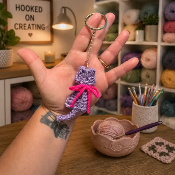 Cat Keychain