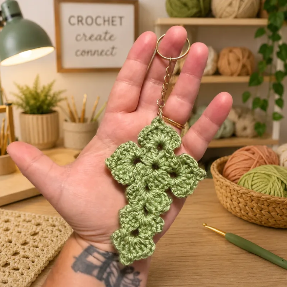 Cross Keychain