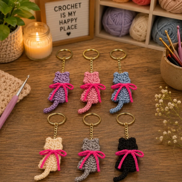 Cat Keychain