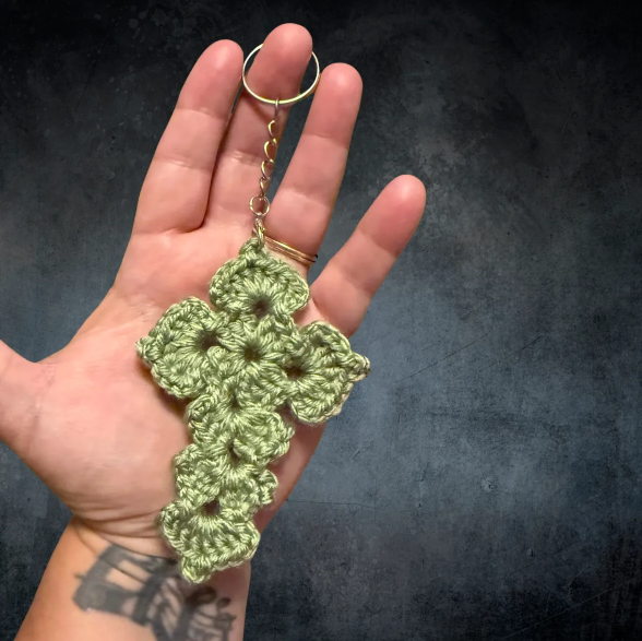 Cross Keychain