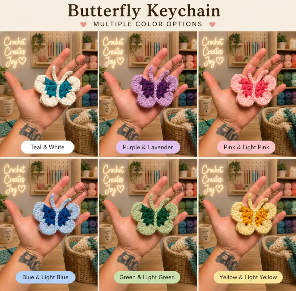 Butterfly Keychain