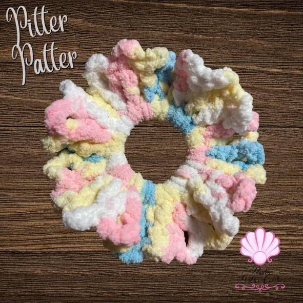 Crochet Scrunchie ~Pitter Patter