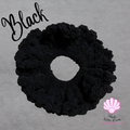 Crochet Scrunchie ~Black