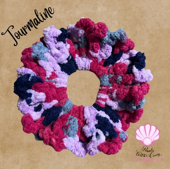 Crochet Scrunchie~Tourmaline