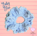 Crochet Scrunchie ~Baby Blue